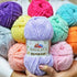 2 Pack/Skeins Himalaya Dolphin Baby, Each Skein 100 Gr/3,5 oz, 120 mt/ 132 yd, Super Bulky Yarn, Blanket Yarn, Velvet Yarn, Knitting Yarn, Amiguru...